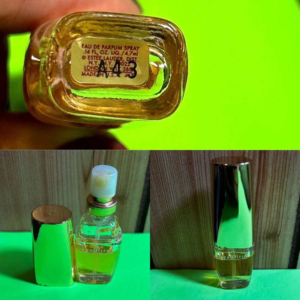 Mini Perfume Lot of 6PC Women’s Hermes Versace Guerlain Estée Lauder Arden Avon - Picture 8 of 10